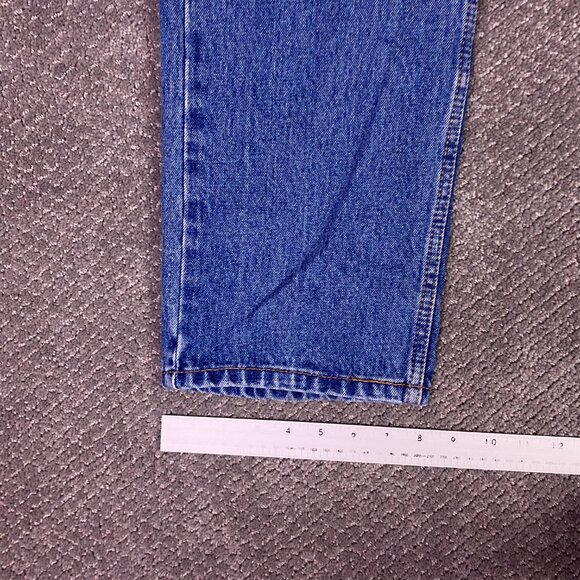 Levi's 505 Jeans Men's 36 x 29 Measures 36 x 28 Regular Fit Straight Leg Blue - Picture 10 of 12